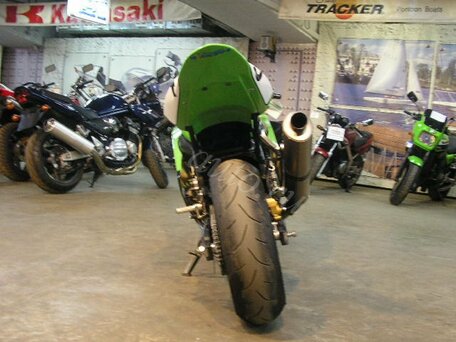 2003 Kawasaki ZX-6 Ninja, зелёный, 525000 рублей, вид 5