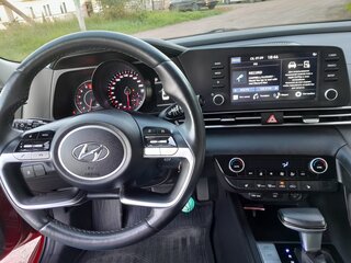 2021 Hyundai Elantra VII (CN7), красный, 2350000 рублей, вид 5
