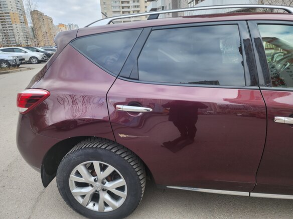 2014 Nissan Murano II (Z51) Рестайлинг 2, пурпурный, 1400000 рублей - вид 4