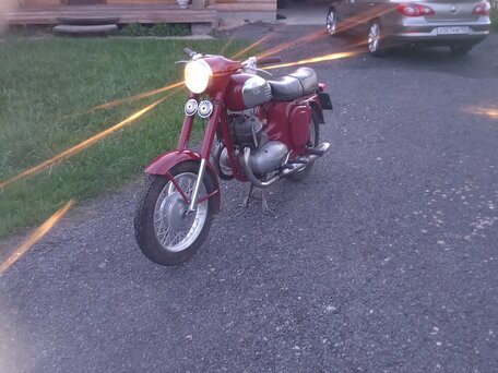 1962 Jawa 350 OHC, пурпурный, 240000 рублей, вид 4