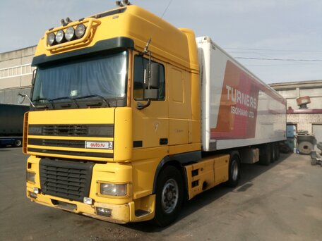 2000 DAF 95XF, жёлтый, 800000 рублей, вид 1
