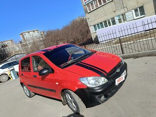 2008 Hyundai Getz I Рестайлинг, красный, 480000 рублей, вид 2