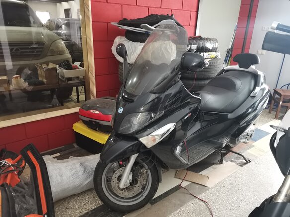 2008 Piaggio X-Evo, чёрный, 280000 рублей - вид 12