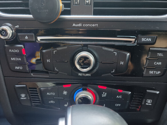 2014 Audi A4 IV (B8) Рестайлинг, коричневый, 1800000 рублей - вид 14
