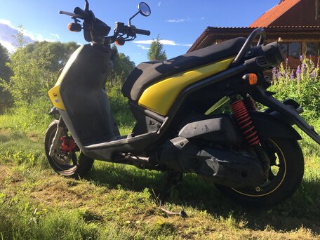2009 Yamaha BWs, жёлтый, 165000 рублей, вид 2