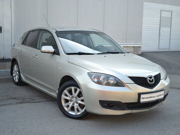 2007 Mazda 3 I (BK) Рестайлинг, золотистый - вид 2