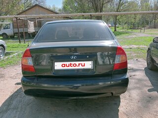2008 Hyundai Accent ТагАЗ II, чёрный, 500000 рублей, вид 2