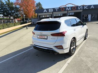 2018 Hyundai Santa Fe IV, белый, 3200000 рублей, вид 4
