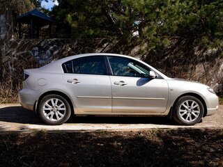 2006 Mazda 3 I (BK) Рестайлинг, золотистый, 620000 рублей, вид 3