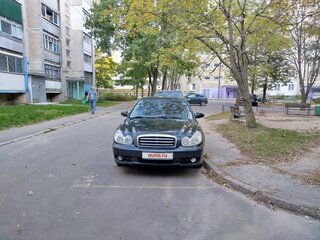 2008 Hyundai Sonata ТагАЗ IV (EF) Рестайлинг, чёрный, 450000 рублей, вид 3