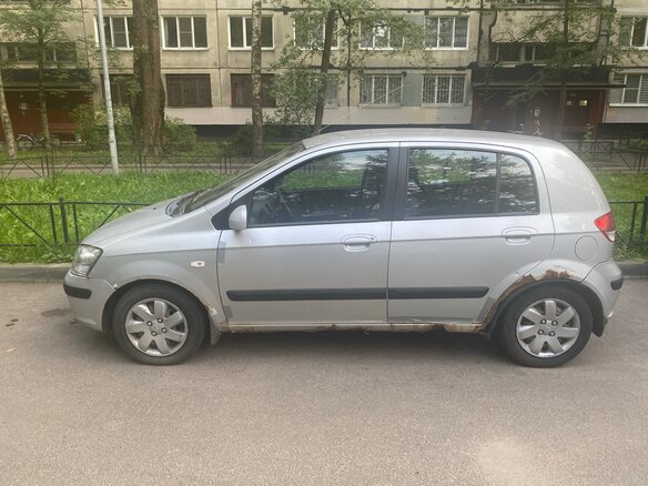 2005 Hyundai Getz I, серебристый, 230000 рублей - вид 4
