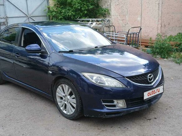 2008 Mazda 6 II (GH), синий, 550000 рублей - вид 3