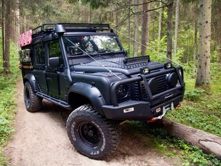 2014 Land Rover Defender 110 I Рестайлинг, чёрный, 3149000 рублей, вид 3