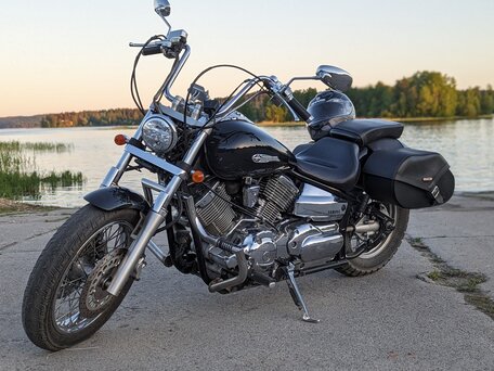 2001 Yamaha XVS1100, чёрный, 490000 рублей, вид 3