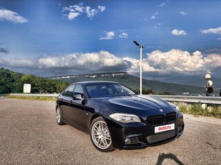 2010 BMW 5 серии 535i VI (F10/F11/F07), чёрный, 1870000 рублей, вид 2