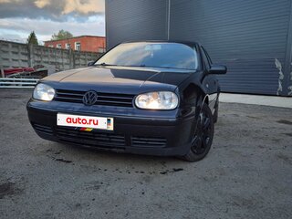 2002 Volkswagen Golf IV, чёрный, 370000 рублей, вид 1