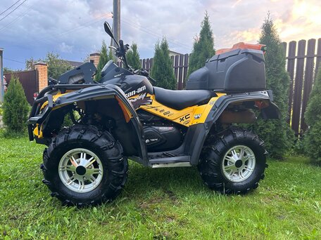 2011 BRP Can-Am Outlander 650, жёлтый, 830000 рублей, вид 4