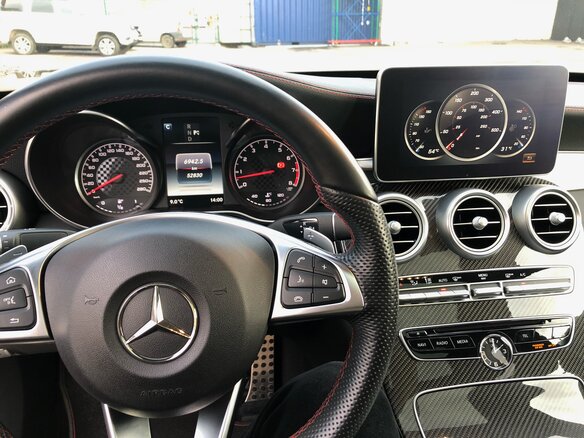 2015 Mercedes-Benz C-Класс AMG 450 AMG IV (W205), красный - вид 8