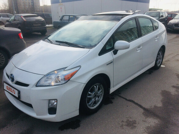 2009 Toyota Prius III (XW30), белый - вид 7