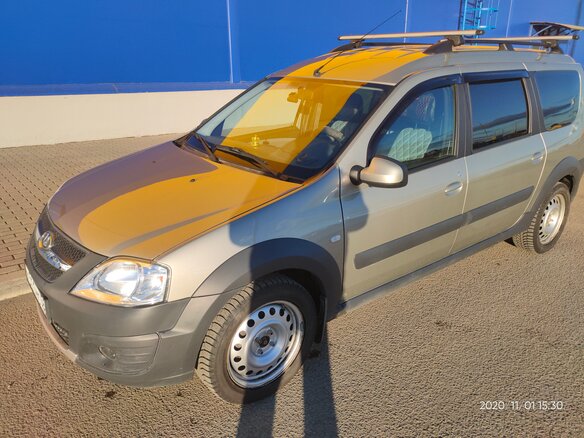 2017 Lada (ВАЗ) Largus Cross I, бежевый, 870000 рублей - вид 11