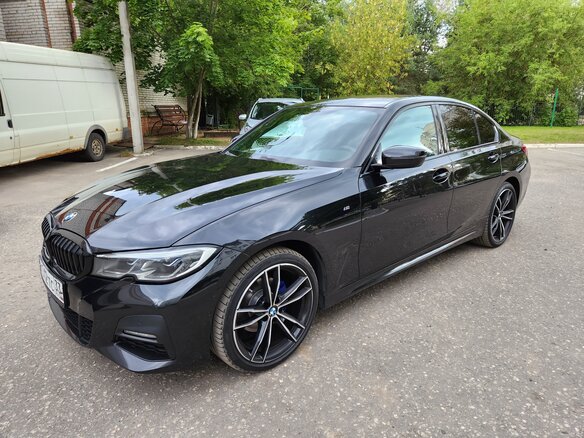 2020 BMW 3 серии 320i xDrive VII (G2x), чёрный, 4499000 рублей - вид 5