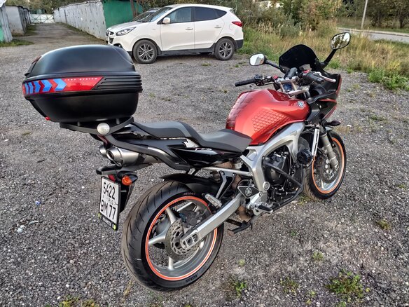 2009 Yamaha FZ6, оранжевый, 349000 рублей - вид 20