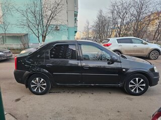 2010 Renault Logan I Рестайлинг, чёрный, 350000 рублей, вид 4