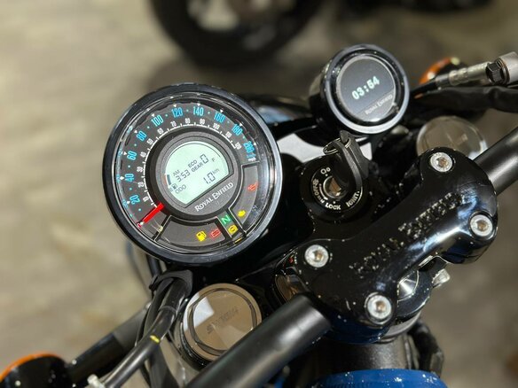 2025 Royal Enfield Shotgun, синий, 710000 рублей - вид 7