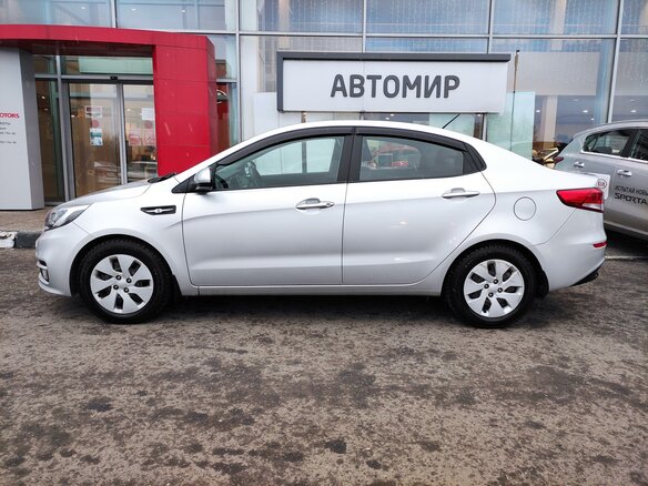 2016 Kia Rio III Рестайлинг, серебристый - вид 7