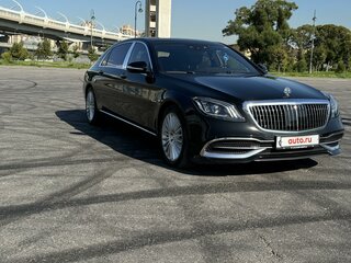 2020 Mercedes-Benz Maybach S-Класс 560 I (X222) Рестайлинг, чёрный, 10500000 рублей, вид 1