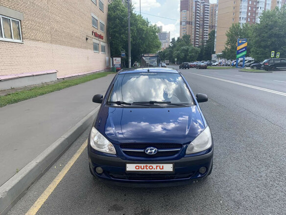 2007 Hyundai Getz I Рестайлинг, синий - вид 2