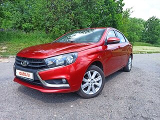 2020 Lada (ВАЗ) Vesta I, красный, 790000 рублей, вид 1