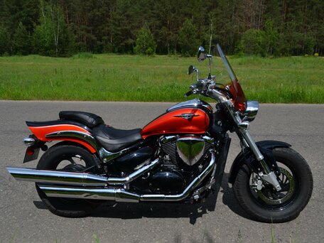 2009 Suzuki Boulevard M50, красный, 450000 рублей, вид 2