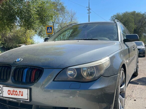 2005 BMW 5 серии 520d V (E60/E61), синий, 1100000 рублей - вид 1