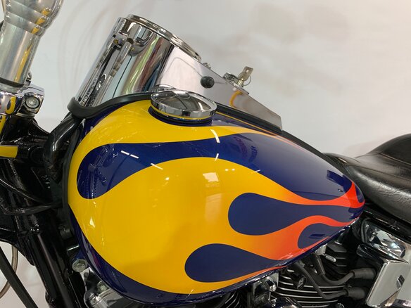 2006 Harley-Davidson Springer Softail, синий - вид 17