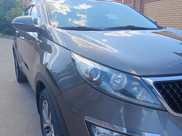 2014 Kia Sportage III Рестайлинг, серый, 1835000 рублей - вид 2