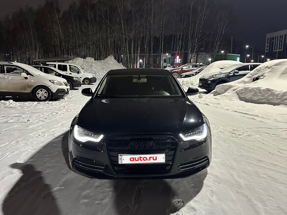 2012 Audi A6 IV (C7), чёрный, 1400000 рублей