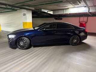 2021 Mercedes-Benz CLS 450 III (C257) Рестайлинг, синий, 6250000 рублей, вид 4