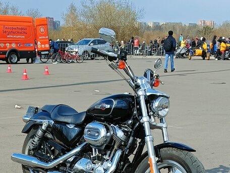 2015 Harley-Davidson Sportster 1200, чёрный, 680000 рублей, вид 2
