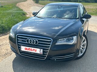 2013 Audi A8 Long III (D4), чёрный, 1400000 рублей, вид 1