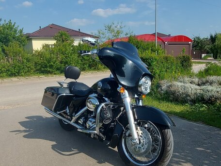 2006 Harley-Davidson Street Glide, чёрный, 800000 рублей, вид 1