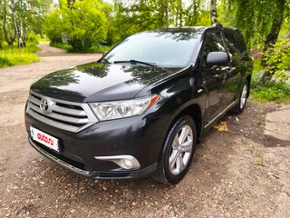 2013 Toyota Highlander II (XU40) Рестайлинг, чёрный, 2190000 рублей, вид 2