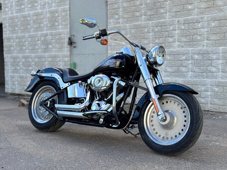2008 Harley-Davidson Fat Boy, чёрный, 850000 рублей, вид 2