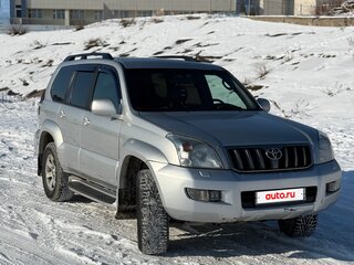 2008 Toyota Land Cruiser Prado 5-speed 120 Series Рестайлинг, серебристый, 2650000 рублей, вид 3