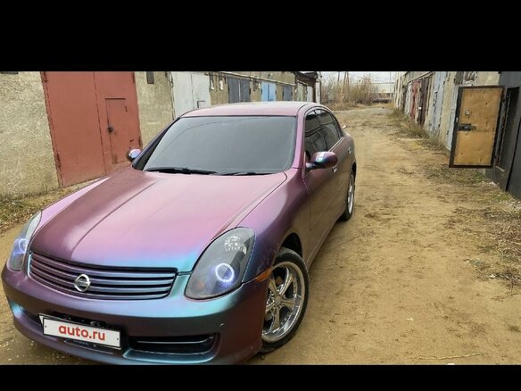 2001 Nissan Skyline XI (V35), фиолетовый, 600000 рублей - вид 1