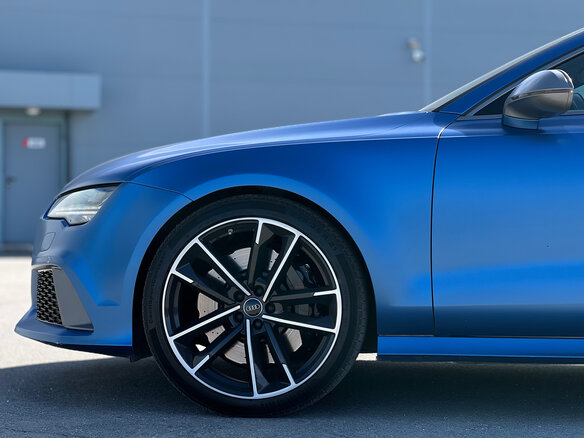 2016 Audi RS 7 performance I (4G) Рестайлинг, синий - вид 9