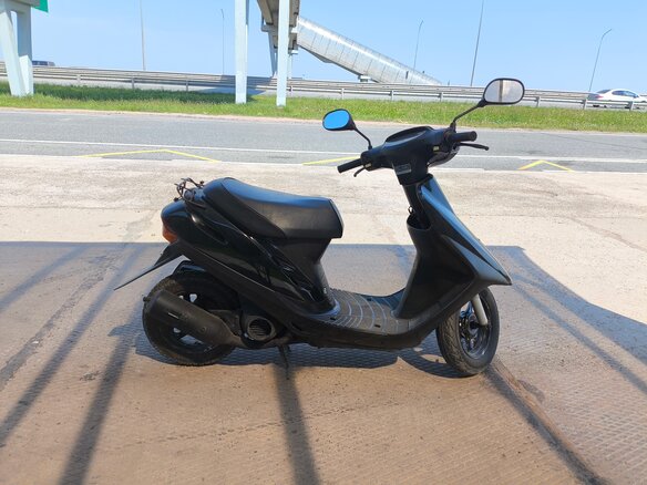 2017 Honda Dio, чёрный, 65000 рублей