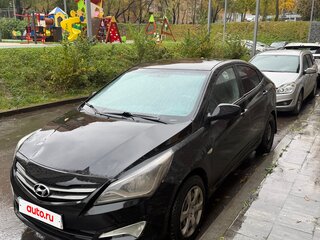 2016 Hyundai Solaris I Рестайлинг, чёрный, 570000 рублей, вид 1