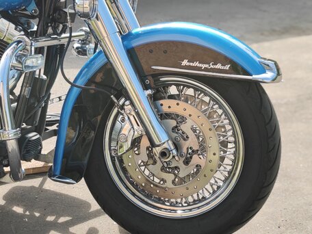 2011 Harley-Davidson Heritage, синий, 1100000 рублей, вид 3