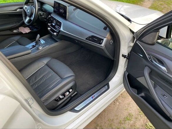 2020 BMW 5 серии 530d xDrive VII (G30/G31/G38) Рестайлинг, белый - вид 5